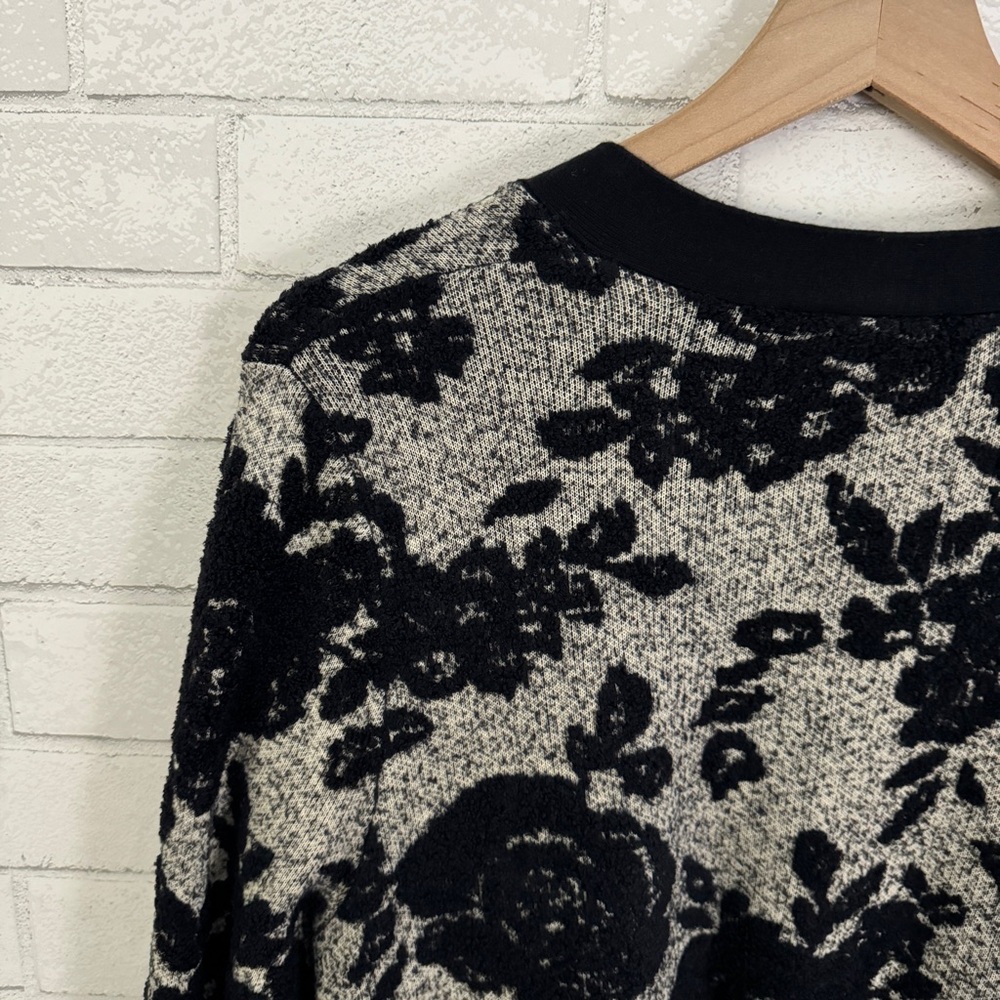 LANE BRYANT Thick Flowered Open Cardigan - Picture 5 of 9